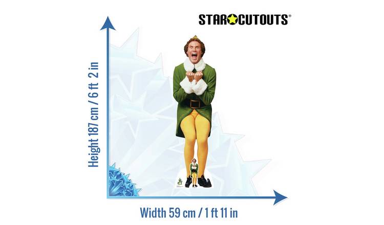 Star Cutouts Buddy The Elf Cardboard Cutout GOODS Argos
