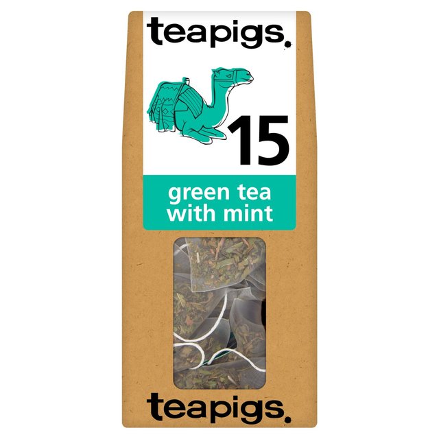 Teapigs Green Tea with Mint Tea Bags   15 per pack GOODS M&S   
