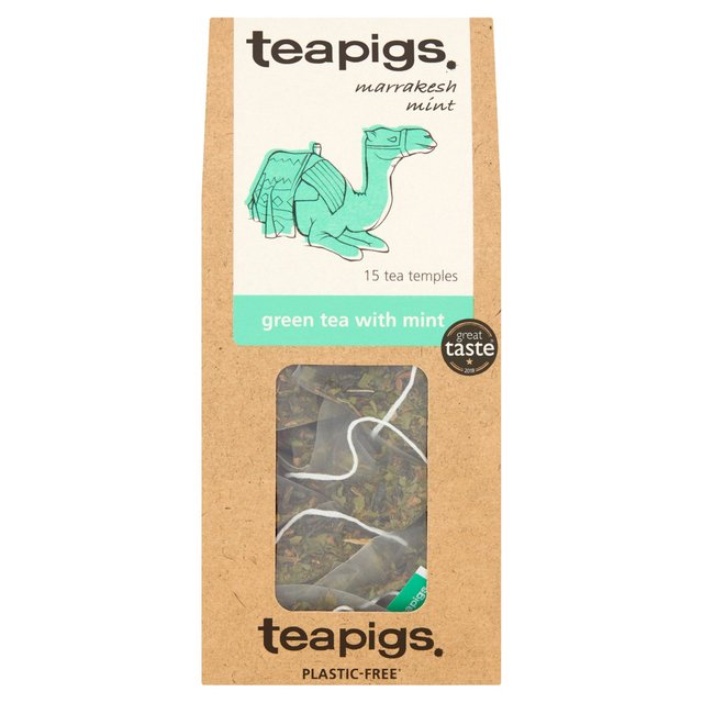 Teapigs Green Tea with Mint Tea Bags   15 per pack GOODS M&S   