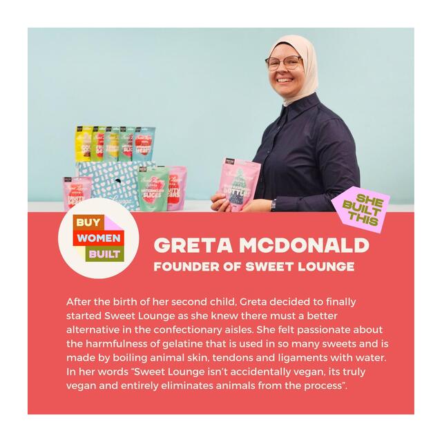 Sweet Lounge Vegan Fizzy Blue Raspberry Bottles   130g - McGrocer