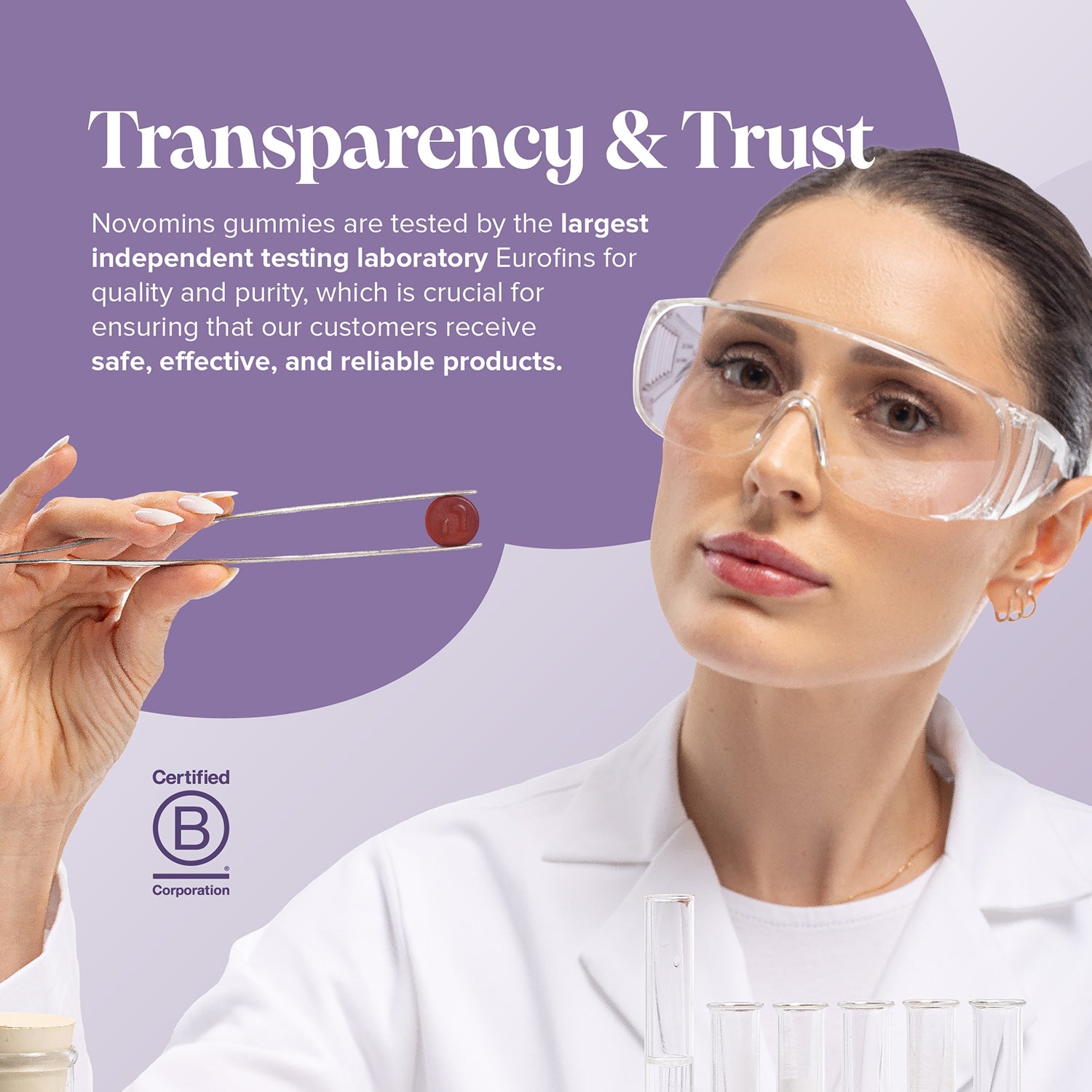 Novomins Magnesium SF Raspberry Flavoured 60 Gummies - 998845