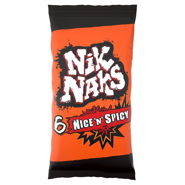 Nik Naks Nice 'N' Spicy Multipack Crisps   6 per pack - 998200