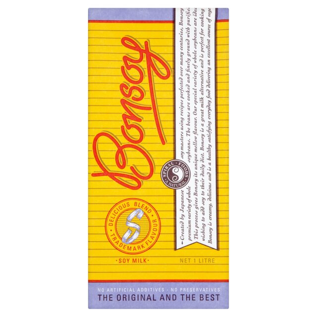 Bonsoy Soya Milk Sweetened   1L - McGrocer