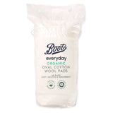 Boots Everyday Organic Oval Cotton Wool Pads 50 pads - McGrocer