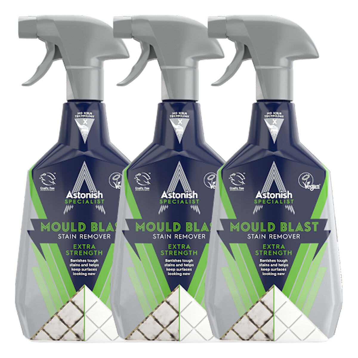Astonish Specialist Mould Blast Stain Remover, 3 x 750ml - McGrocer