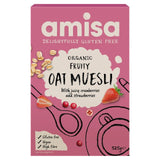 Amisa Organic Gluten Free Fruity Oat Muesli   325g - McGrocer
