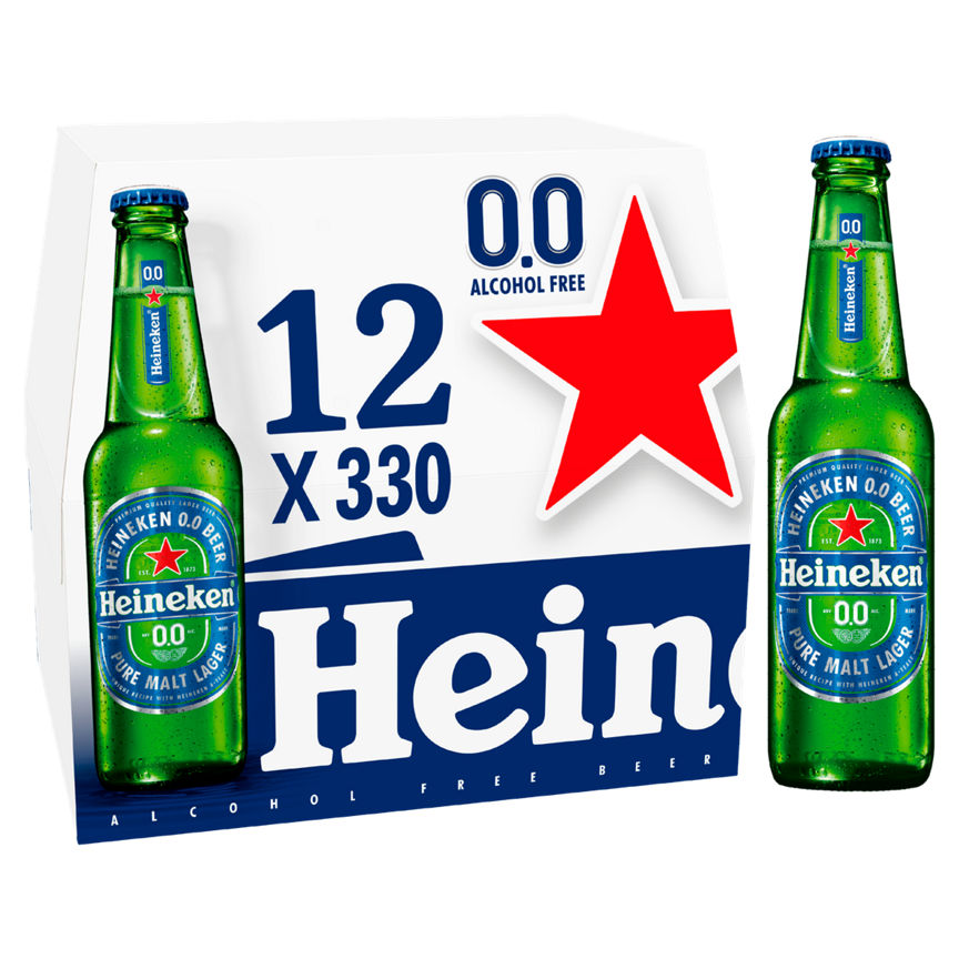 Heineken 0.0 Alcohol Free Beer Bottles - McGrocer