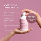 Swedish Collagen Deluxe 12,500mg Marine Collagen 500ml 20 Doses Food Supplement Holland&Barrett   