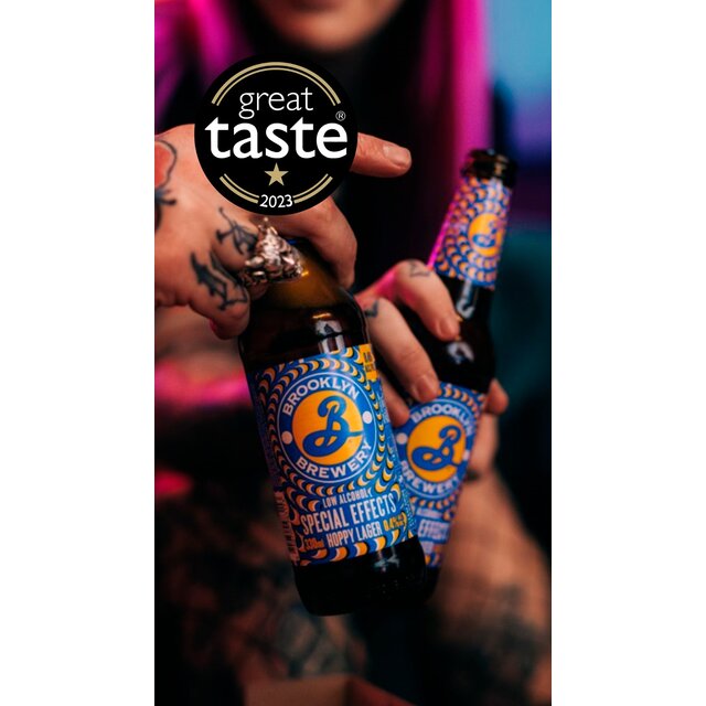 Brooklyn Special Effects Alcohol Free Lager Beer Bottles   4 x 330ml - McGrocer
