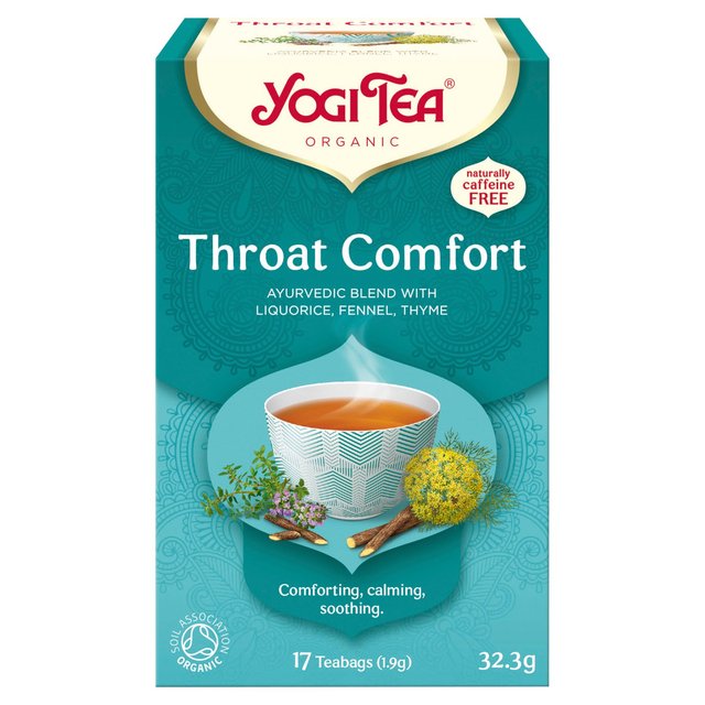 Yogi Tea Throat Comfort Organic Tea Bags   17 per pack GOODS M&S   