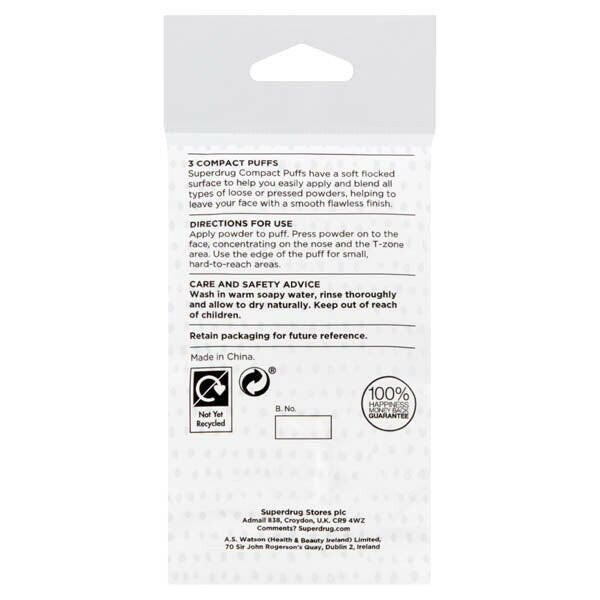 Superdrug Compact Puffs GOODS Superdrug   