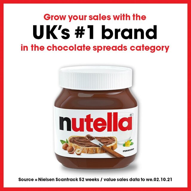 Nutella Hazelnut Chocolate Spread   1kg - McGrocer