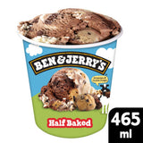 Ben  Jerrys Half Baked Ice Cream Tub