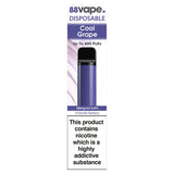 88Vape Disposable Cool Grape - McGrocer