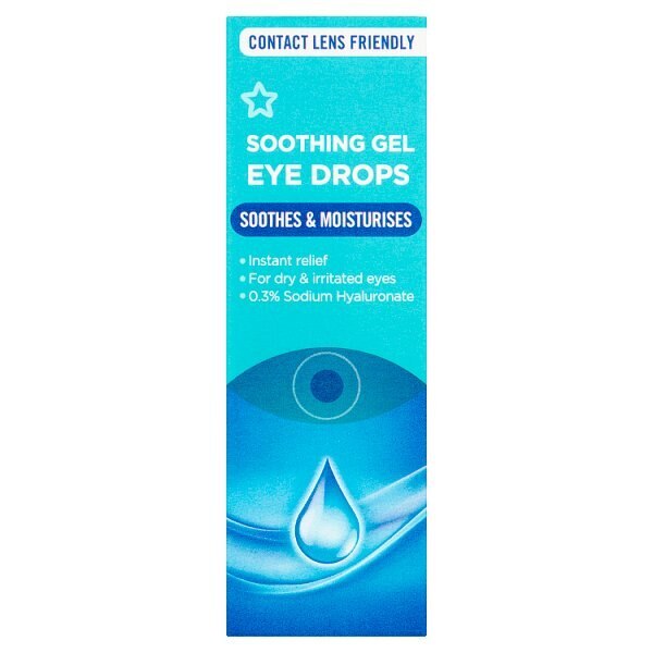 Superdrug Soothing Gel Eye Drops 10ml GOODS Superdrug   