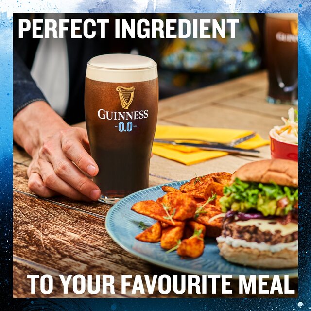 Guinness Draught 0.0% Alcohol Free Stout    4 x 440ml - McGrocer