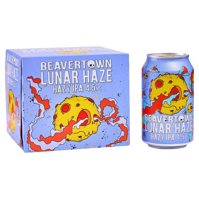 Beavertown Lunar Haze Hazy IPA   4 x 330ml - McGrocer