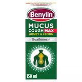 Benylin Mucus Cough Max Syrup - Honey & Lemon - 150ml - McGrocer