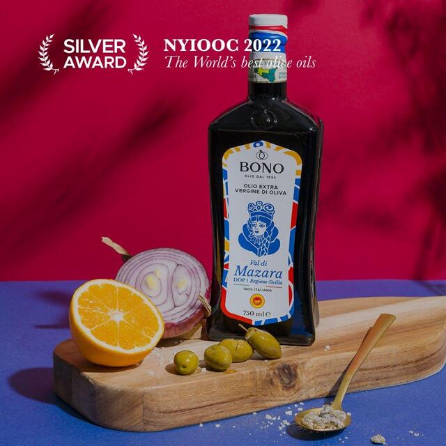 Bono Sicilian PDO Val di Mazara Extra Virgin Olive Oil   500ml - McGrocer