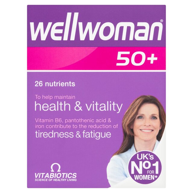 Vitabiotics Wellwoman 50+ Health & Vitality Tablets    30 per pack - McGrocer