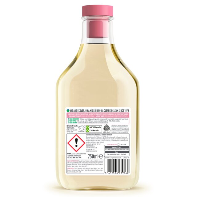 Ecover Delicate Laundry Liquid 16 Washes    750ml - McGrocer