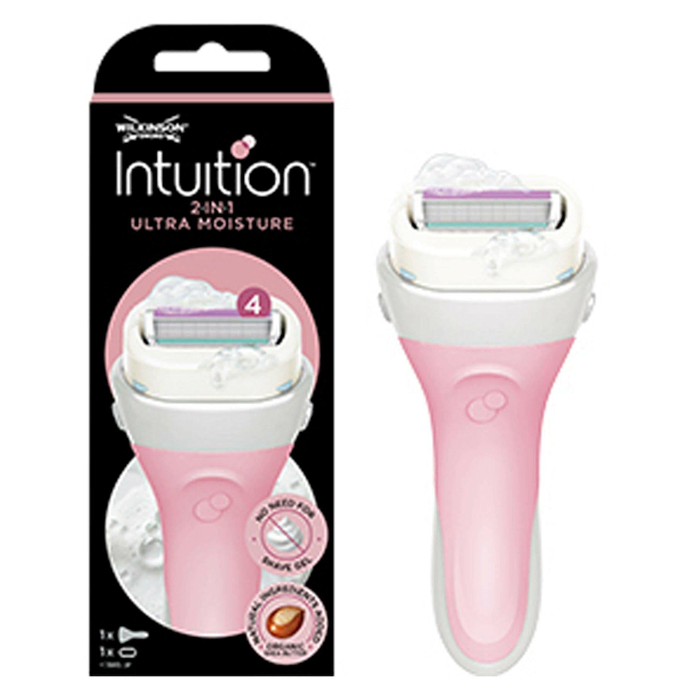 Wilkinson Sword Intuition Moisture Razor women's shaving Sainsburys   