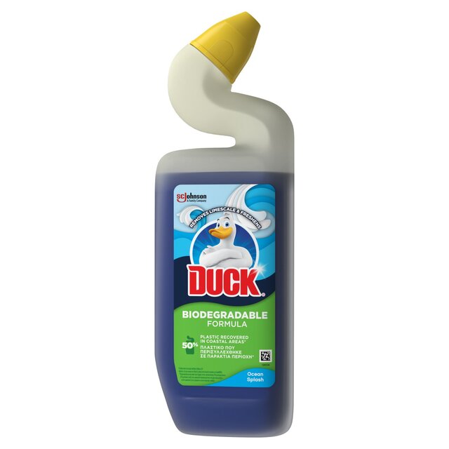 Duck Biodegradable Toilet Cleaning Liquid Ocean Splash   750ml - McGrocer