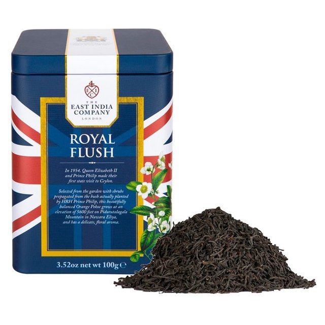 The East India Company Royal Flush Black Loose Leaf Tea Caddy   100g GOODS M&S   