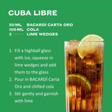 Bacardi Carta Oro Superior Gold Rum   70cl - McGrocer