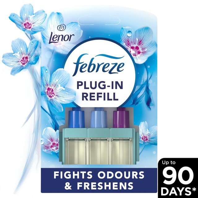 Febreze 3Volution Air Freshener Plug In Refill Lenor Spring Fresh   20ml - McGrocer
