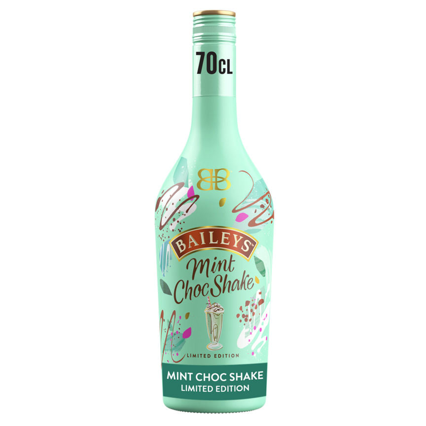 Baileys Mint Choc Shake Irish Cream Liqueur 17% vol 70cl Bottle - McGrocer