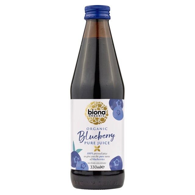 Biona Organic Blueberry Pure Pressed Juice   330ml - McGrocer