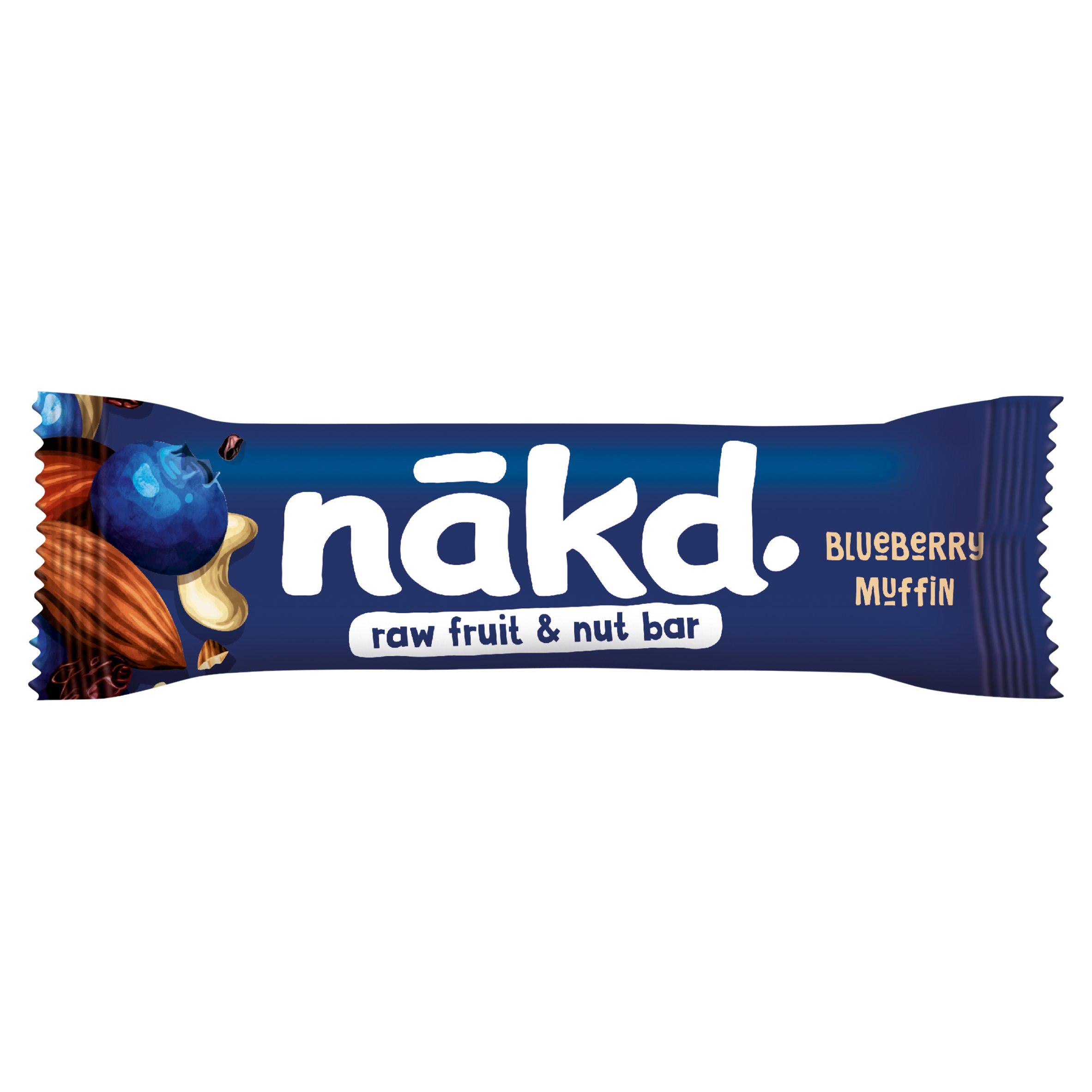 Nakd Blueberry Muffin Fruit & Nut Bar 35g - McGrocer