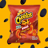Cheetos Puffs Flamin' Hot Multipack Snacks   6 per pack - McGrocer