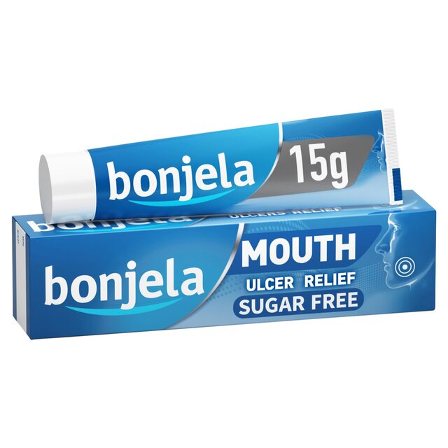 Bonjela Adult Mouth Ulcer Pain Relief Sugar Free Gel   15g - McGrocer