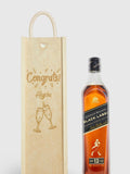 Personalised Congratulations Gift Box with Johnnie Walker by Gifted Drinks