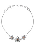 Hot Diamonds Silver Tone Forget Me Not Bracelet