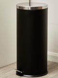 Maison by Premier Black 30Ltr Pedal Bin Matte Black