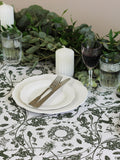 Avalon Home Green Stag 100% Cotton Tablecloth
