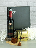 Le Bon Vin Bordeaux Red Wine Half Bottle & Truffles Gift