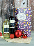 LeBonVin Merry Christmas Italian Wine Twin Boxed Gift