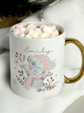Personalised Me To You Gold Handled Christmas Mug by PMC