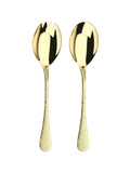 Arthur Price Champagne Gold Avalon Salad Serving Spoon & Fork