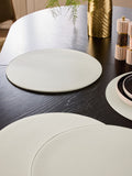 Set of 4 Natural Large Faux Leather Placemats