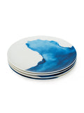 Rick Stein Set of 4 Blue Coves of Cornwall Dinner Plates