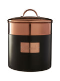 Interiors by Premier Black Prescott Copper Bread Bin
