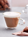 Judge Clear Duo Flare Double Walled Cappuccino Glass Set