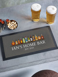 Personalised Spirit Bar Mat by Loveabode