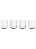 Luigi Bormioli Set of 6 Grey Jazz Tumbler Glasses