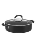 Circulon Grey Total Hard Anodised 28cm Sauteuse With Glass Lid